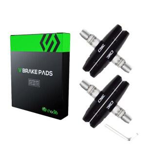 츄이 바이크 V-브레이크 패드, 브레이크 패드 세트, 유니버설 슈즈 2켤레