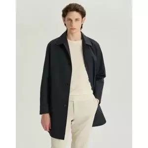 닥스 DAKS 26SS 네이비 하우스체크 안감 세미 오버핏 트렌치코트 DMTR6A033N2 490526