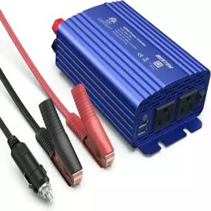4.8A 듀얼 USB 자동차 충전기 ETL이 장착된 BESTEK 500W 파워 인버터 DC 12V ~ 110V AC 컨버터