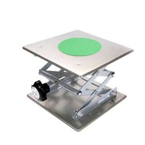 소형 높낮이조절 받침대 테이블 사각패드 미니 모니터 알루미늄 유압 가정용 다이 높이조절