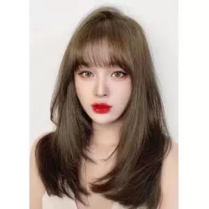 여성용 내추럴 롱 생머리 통가발 자연 스러운 스타일 패션 긴머리가발 웨이브가발 단발