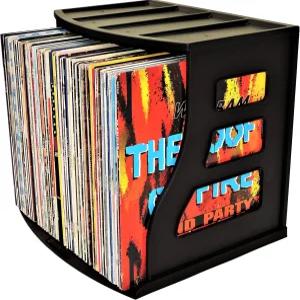 비닐 레코드 보관함 홀더 LP 박스 스크랩북 12x12 종이 랙 데스크톱 정리함 링 바인더 스탠드 수직 책장