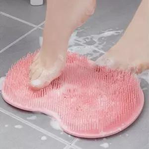 등밀이 각질제거 발브러쉬 지압 솔 미끄럼방지 실리콘 풋브러쉬 발세척매트 마사지