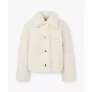 VOICE OF VOICES 신세틱 컬리 시어링 카라 자켓_아이보리 7155475002 2074036