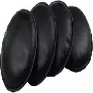 4인치 원형 가죽 포스터 무게 1.5파운드 채워진 마이크로비즈 스틸 샷 탑 그레인 손으로 고정 종이 지도