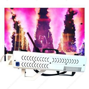 휴대용 1500W RGB LED 제트 FX 스모크 건 강력한 출력 에어 컬럼 DJ 라이트 캐논 포그 스프레이 머신 무대