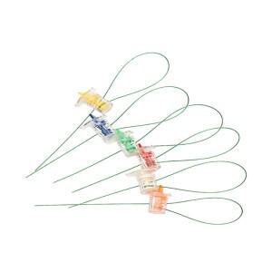 100pcs 일회용 강철 와이어 인감 도난 방지 강화 플라스틱 리드 씰링 버클 케이블 타이 맞춤형