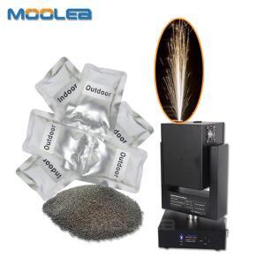 1-200bag Ti 파우더 100g 750W 콜드 스파크 기계 Sparkular DMX 웨딩 스파클러 분수 불꽃 놀이