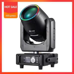 230W 7R & LED 스트립 무대 샤프 빔 이동 헤드 라이트 DMX512 쇼 DJ 디스코 나이트 바 클럽 웨딩 파티 효과