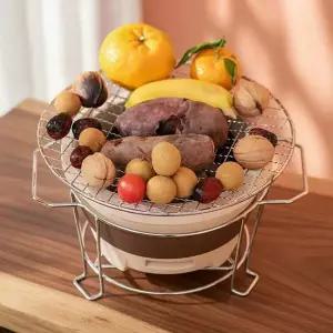 캠핑 토기 미니 화로 21cm 1인용 실내 숯불 구이 그릴