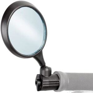 델타 사이클로 자전거 타기용 자전거 미러 - 핸들바 또는 헬멧용 완전 조절식 백미러 - 도로, 산악, 크루즈, 전기 자전거에 적합합니다