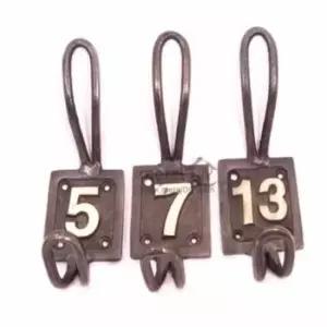 [JED] 주물 3구옷걸이 엔틱옷걸이 벽장식걸이 옷걸이 숫자 대