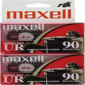 카세트당 저소음 표면 90분 녹음 시간 한 가지 색상 크기의 최적 설계 플랫 팩 Maxell 108527