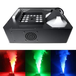 1500W 안개 연기 기계 DMX RGB 24LED 무대 조명 효과 수직 분무기 원격
