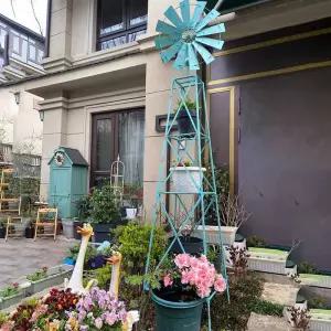 대형 바람개비 화단 테라스 철제 마당 야외 조경 소품