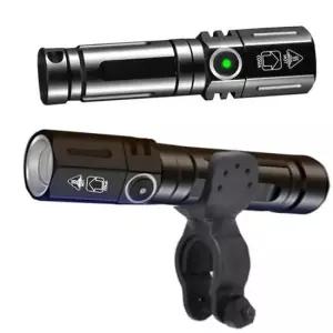 자전거라이트 자전거 LED 충전식 전조등 랜턴 후레쉬