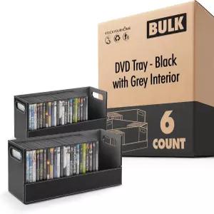 가정용 DVD 보관함 블루레이용 영화 선반 정리함 비디오 게임 케이스 CD VHS 테이프 진열대 디스크 홀더는