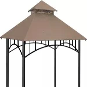 타겟 마다가 가제보 모델 L-GZ136PST용 얀카노피 교체 캐노피 지붕 커버 (카키)