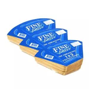 FINE 커피필터 1X1 100매 3세트 (1인 2인용)