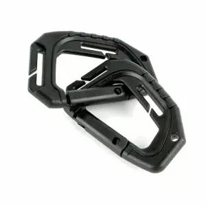 플라스틱 D형 카라비너 캠핑고리 열쇠고리키링