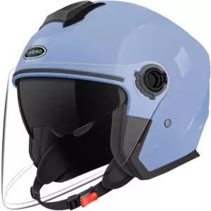 오토바이 오픈 페이스 헬멧 3/4 스쿠터 바이커 남성용 하프 여성 DOT 승인