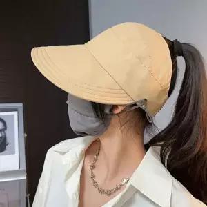 캡보닛햇 썬캡 버킷햇 여성 모자 선캡 마스크걸이 여름 바캉스 캡