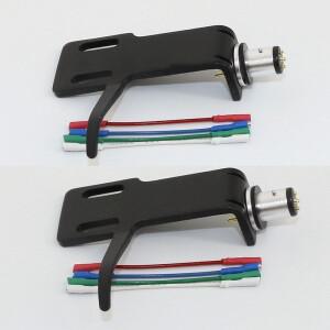 턴테이블 축음기 리드 헤드쉘 스테레오 레코드 플레이어 와이어 교체용 4개-PZZW