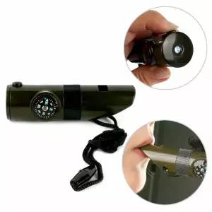 LED 나침반 호루라기 비상 재난용품
