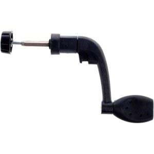 낚시 릴 손잡이, 검은색 플라스틱 파워 크랭크 암, 회전 접이식 노브 교체