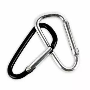 D형 카라비너 캠핑 등산 고리 비너 고강도 비나 키링