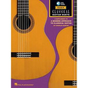 쉬운 클래식 기타 듀엣 | 듀엣 클래식 | 테크닉 위한 기타 학생과 | 포함된 악보 빌딩 레퍼토리 오디오가 온라인 교사를 및 연습을 위한 초급 레슨 중급