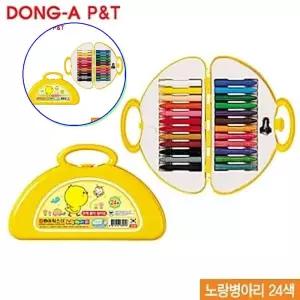 쌍문상회 미술 노랑병아리 24색 크레용 그리기 색칠공부