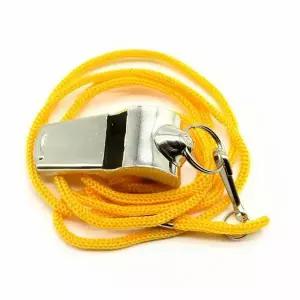 호루라기 목걸이호루라기 쇠호각 메탈