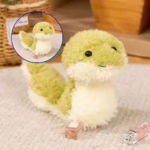 쌍문상회 아기뱀인형 복슬 뱀 푸른 선물