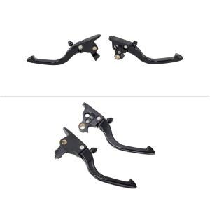 파워 제 블랙 조절식 슬림 브레이크 및 클러치 레버 핸드 컨트롤 할리 데이비슨 2018 소프트 로우 라이더 팻 브레이크아웃 스트리트 밥과 호환 가능