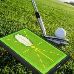 스윙 궤도분석 골프 연습 매트 궤적 표시 어프로치 골프 스윙 도구 매트