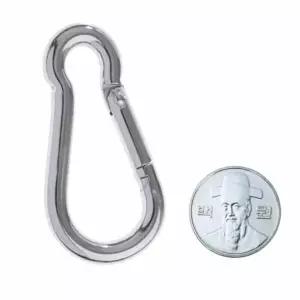 캠핑 텐트 설치 카라비너 중형 6mm 12개 타프 연결