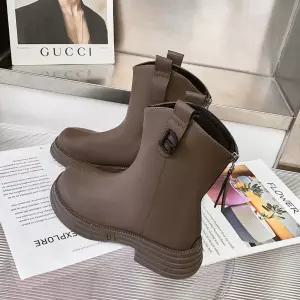 올요아 여자 키작녀 워커힐 빈티지 워커부츠 속굽 키높이 워커 부츠 라이더 패션 꾹5