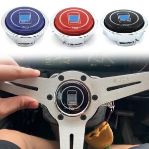 JDM 스타일 자동차 레이싱 스티어링 휠 경적, 단추 및 번트 티타늄 볼트