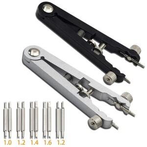 시계 밴드 리무버 플라이어 6825 스프링 바 스트랩 알루미늄 스틸 수리 제거 도구 V 자형 조절기