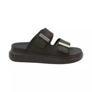 26SS 알렉산더맥퀸 하이브리드 블랙 남성 슬리퍼 663563 W4Z51 1081