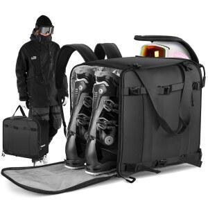 스키 헬멧 부츠 스노보드 및 액세서리를 위한 핀드웨이 백팩 55L 1680D 방수 기능