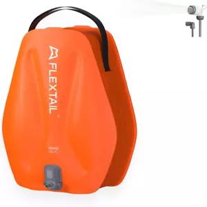 전기 펌프 휴대용 캠프 샤워기 5갤런 충전식 압력 실외 대형 물 유입구가 내장된 플렉스테일기어 캠핑