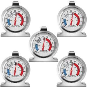 미안루 5팩 냉장고 대형 다이얼과 내부 온도 게이지가 있는 클래식 시리즈 주방 냉장고의 완벽한 온도 모니 및 유지