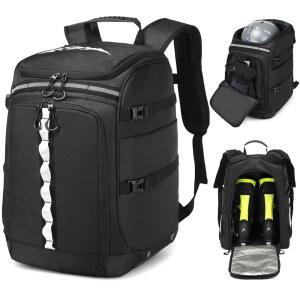 스키 헬멧 고글 장갑 스노보드 및 액세서리용 65L 부츠 여행용 백팩 방수 가방