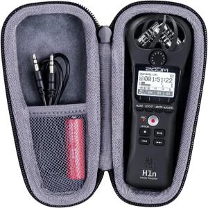 Zoom H1n H1 디지털 핸디 레코더 하드 보호 케이스 휴대용 여행용 교체 블랙 co2CREA