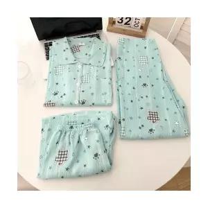 띠엔다 커플 잠옷세트 실내복 별잠옷 세트 여름 반팔 아우터 가능 ADOR2