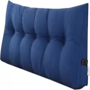 삼티 삼각 웨지 베개 헤드보드 트윈 XL 사이즈 소파용 대형 탈착식 커버 등받이 침대에 앉을 수 있는