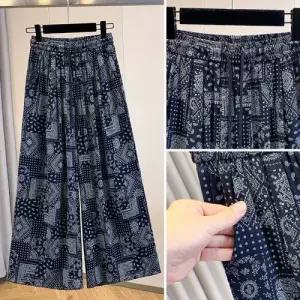 팔콘 여성용 여사친 팬츠 라이셀+린넨 면린넨 코튼플라워 슬랙스 KKE1