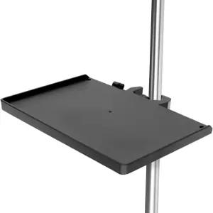 마이크 스탠드 트레이 조절 가능한 클램프 온 휴대폰 홀더 포함 - 라이브 스트리밍 스튜디오 노래방 무대